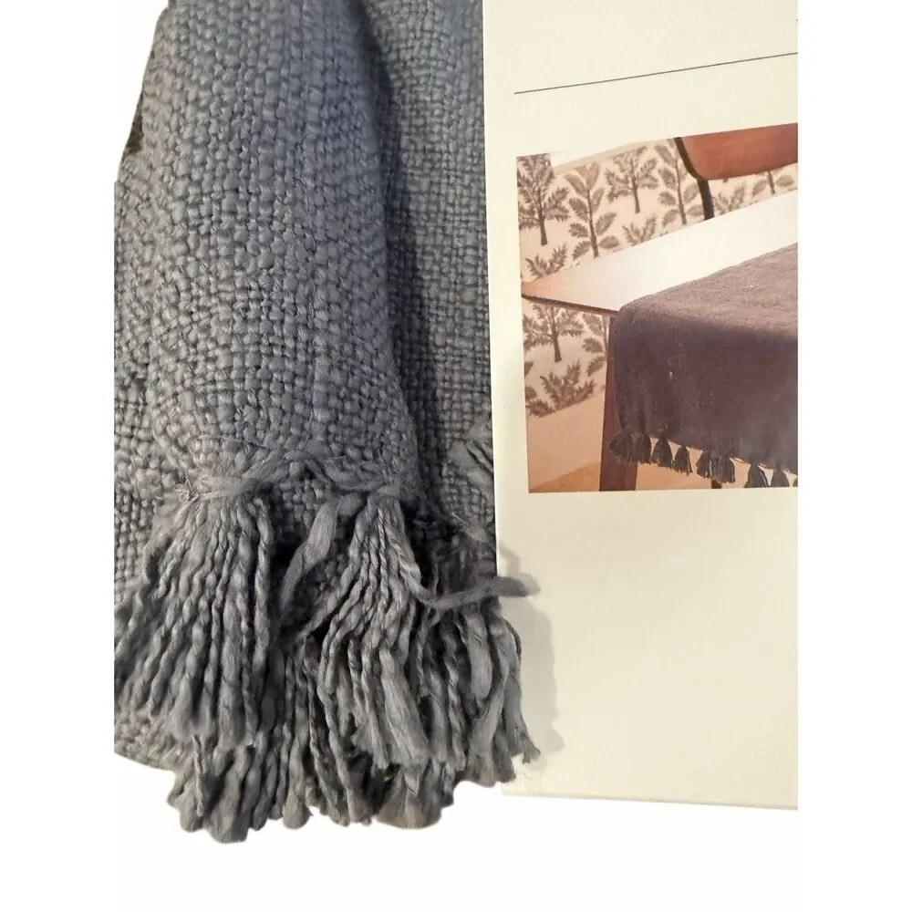 NWT Threshold grey table runner